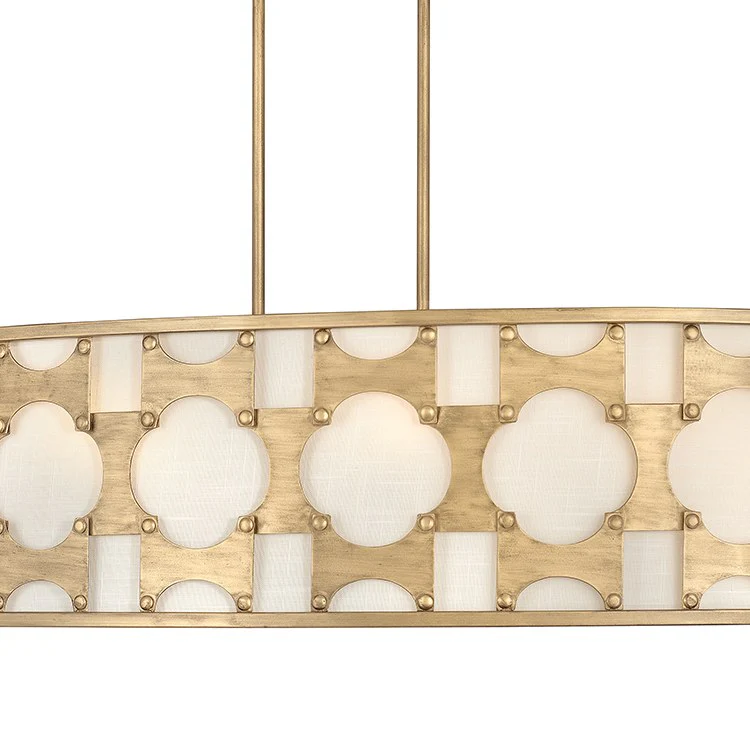Carter Six-Light Linear Chandelier - Fashion Us