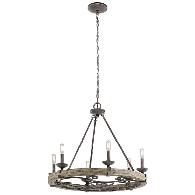 Taulbee Six-Light Chandelier - Fashion Us