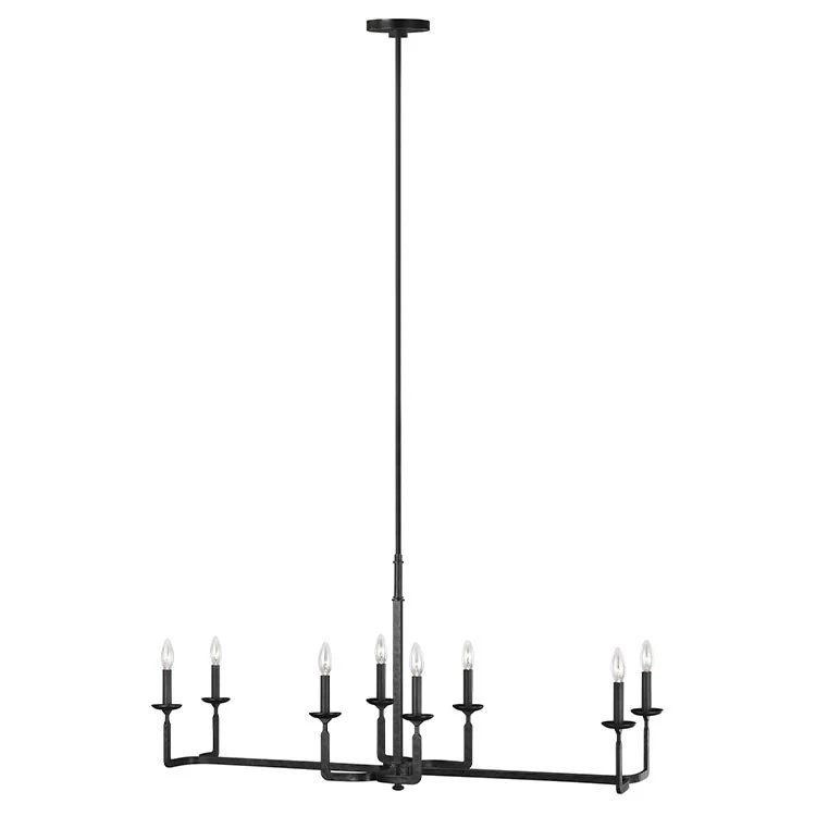 Ansley Eight-Light Linear Chandelier - Fashion Us
