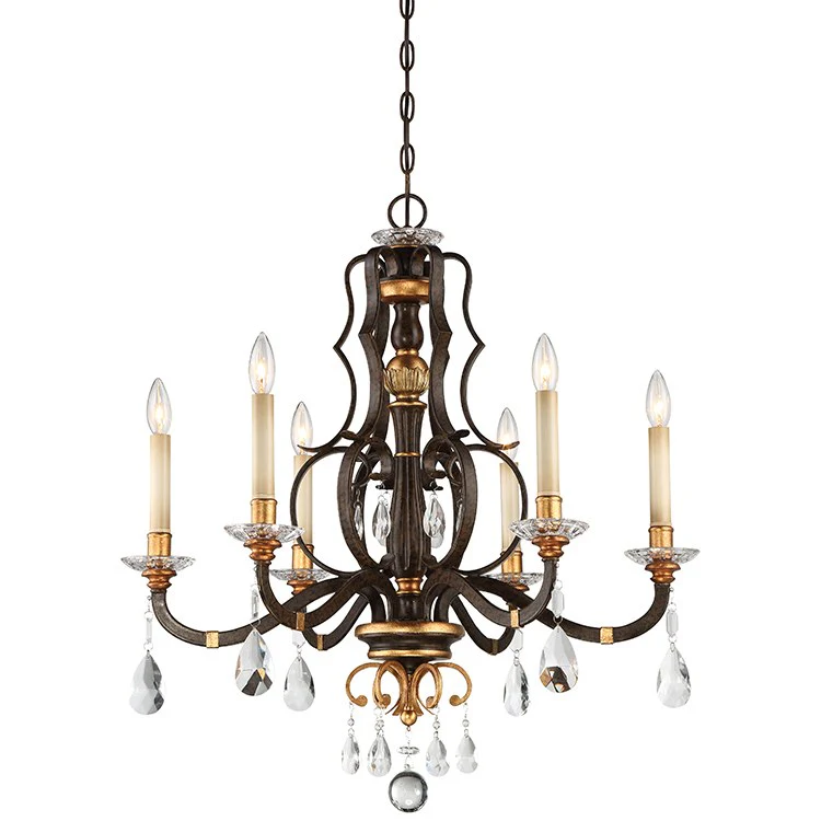 Chateau Nobles Six-Light Chandelier - Fashion Us