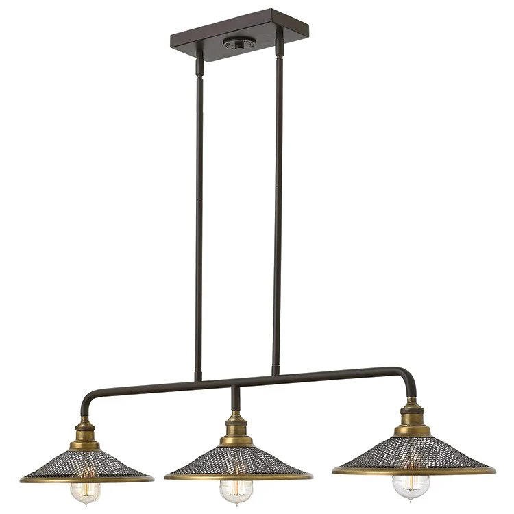 Rigby Three-Light Linear Chandelier - Fashion Us