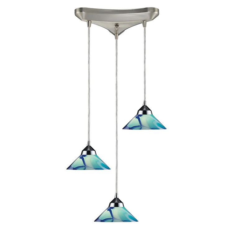 Refraction Three-Light Pendant - Fashion Us