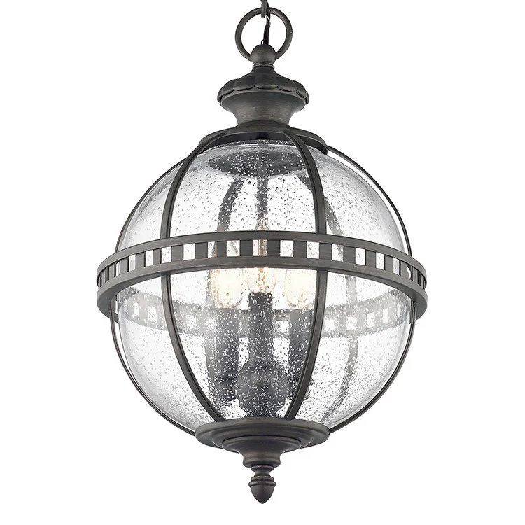 Halleron Three-Light Outdoor Pendant - Fashion Us