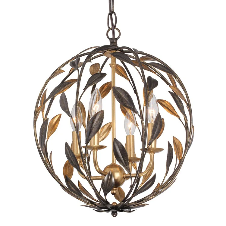 Broche Four-Light Chandelier - Fashion Us