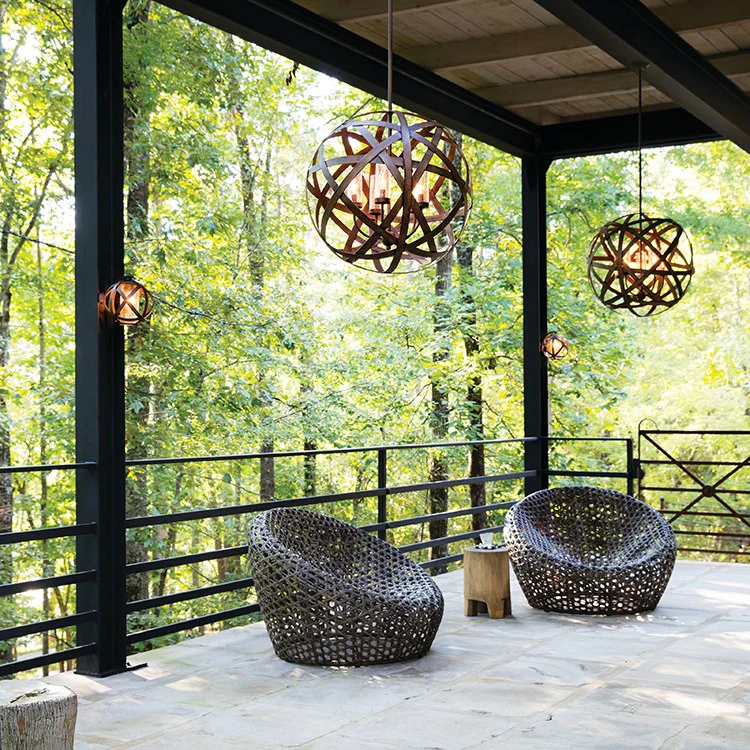 Carson Five-Light LED Globe Pendant - Fashion Us