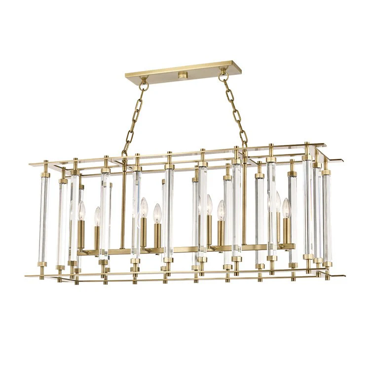 Haddon Eight-Light Island Chandelier - Fashion Us