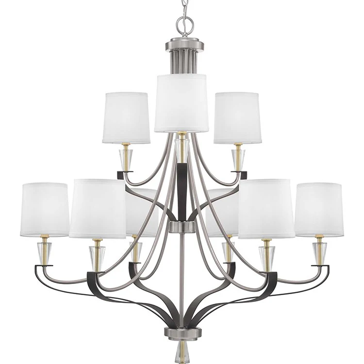 Nealy Nine-Light Two-Tier Chandelier - Fashion Us