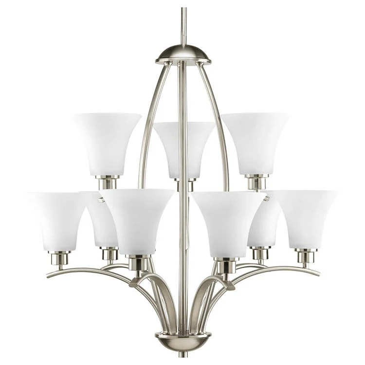 Joy Nine-Light, Two-Tier Chandelier - Fashion Us