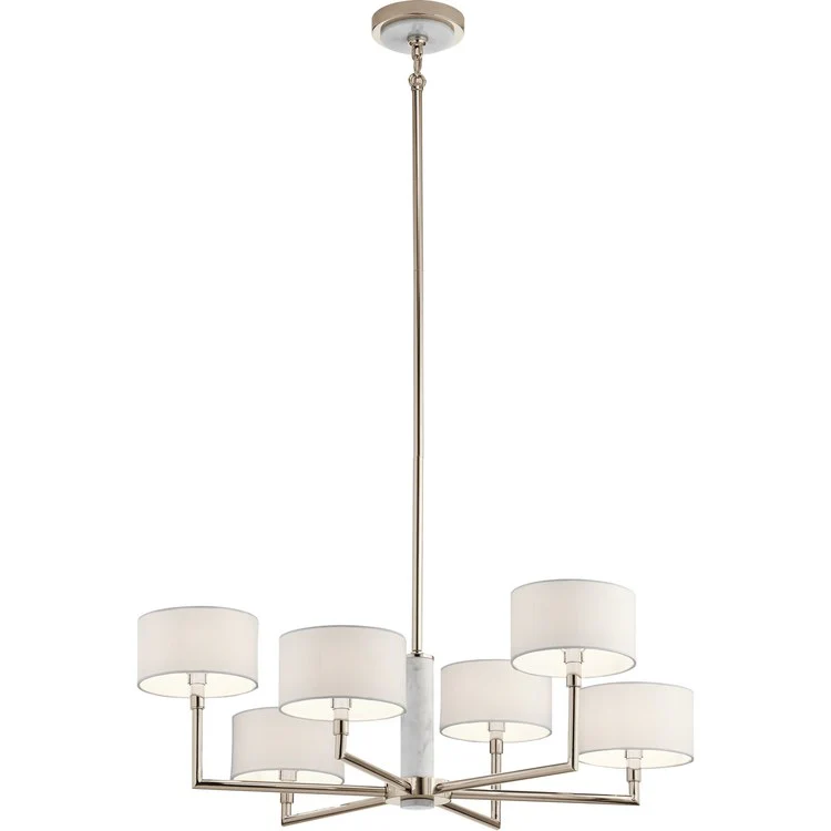 Laurent Six-Light Chandelier - Fashion Us