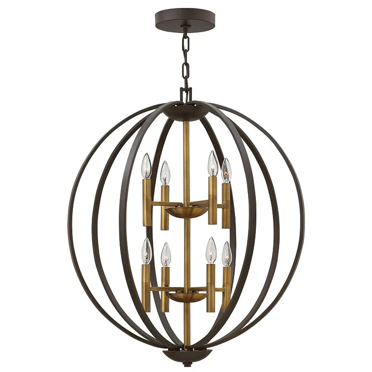 Euclid Eight-Light Two-Tier Pendant - Fashion Us