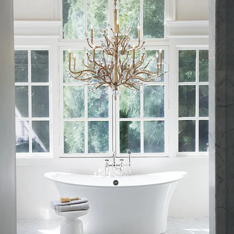 Eve Twelve-Light Two-Tier Chandelier - Fashion Us