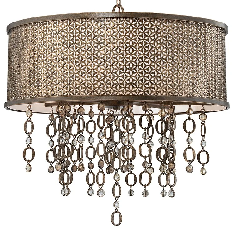 Ajourer Eight-Light Drum Pendant - Fashion Us