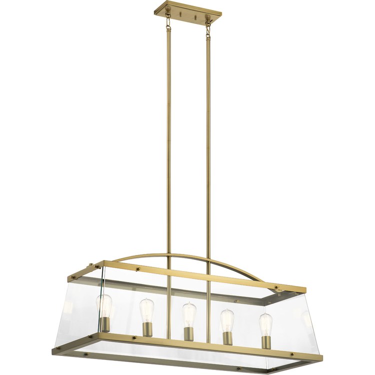 Darton Five-Light Linear Chandelier - Fashion Us