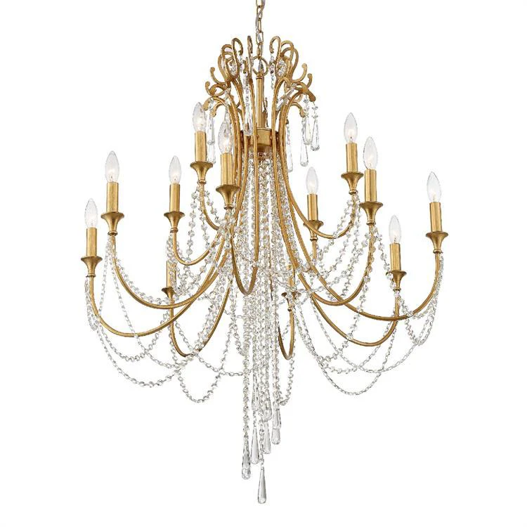 Arcadia Twelve-Light Chandelier - Fashion Us