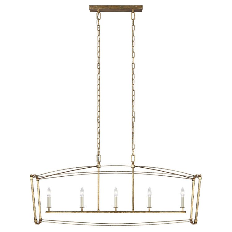 Thayer Five-Light Linear Chandelier - Fashion Us