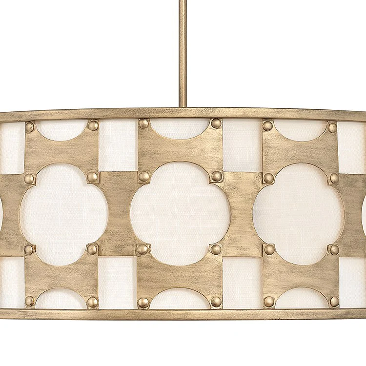 Carter Six-Light Drum Chandelier - Fashion Us