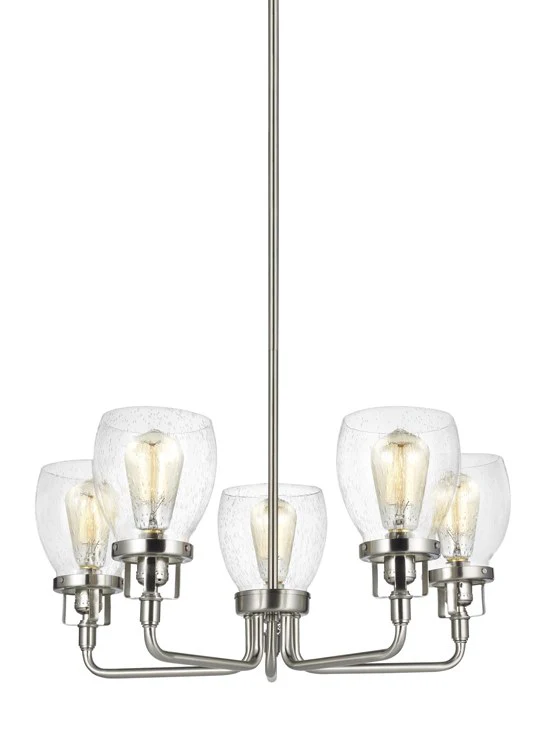 Belton Five-Light Uplight Chandelier - Fashion Us
