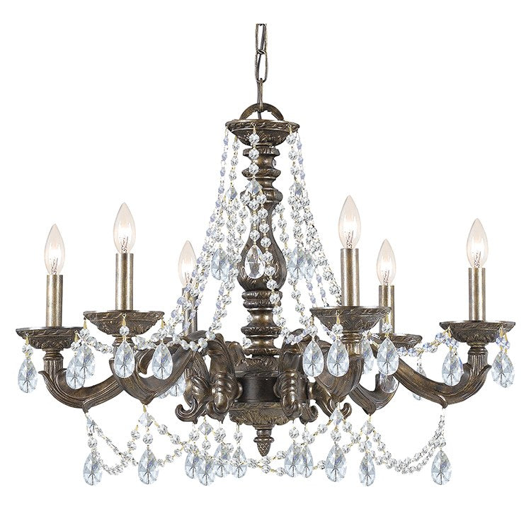 Paris Market Six-Light Chandelier - Fashion Us