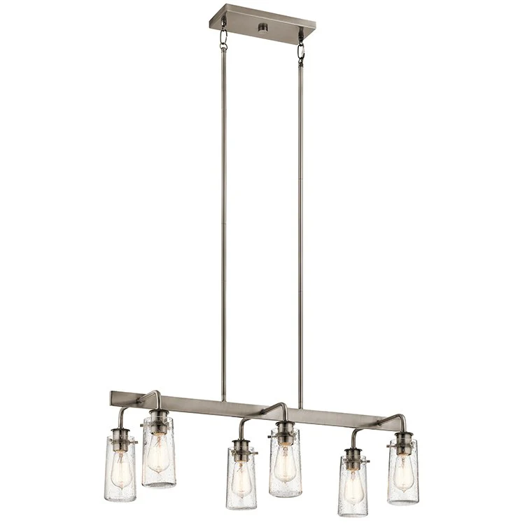 Braelyn Six-Light Linear Chandelier - Fashion Us