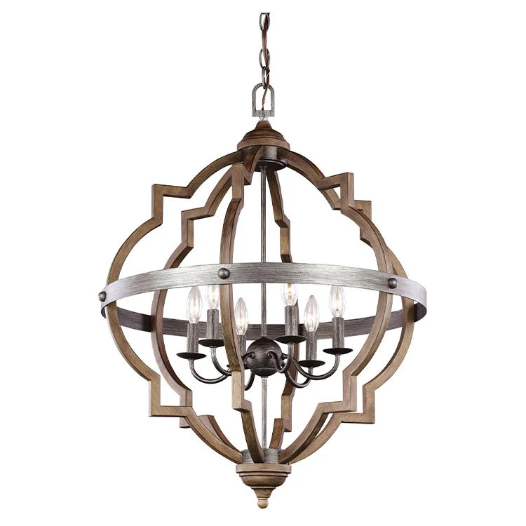 Socorro Six-Light LED Foyer Pendant - Fashion Us