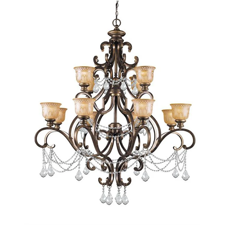 Norwalk Twelve-Light Chandelier - Fashion Us