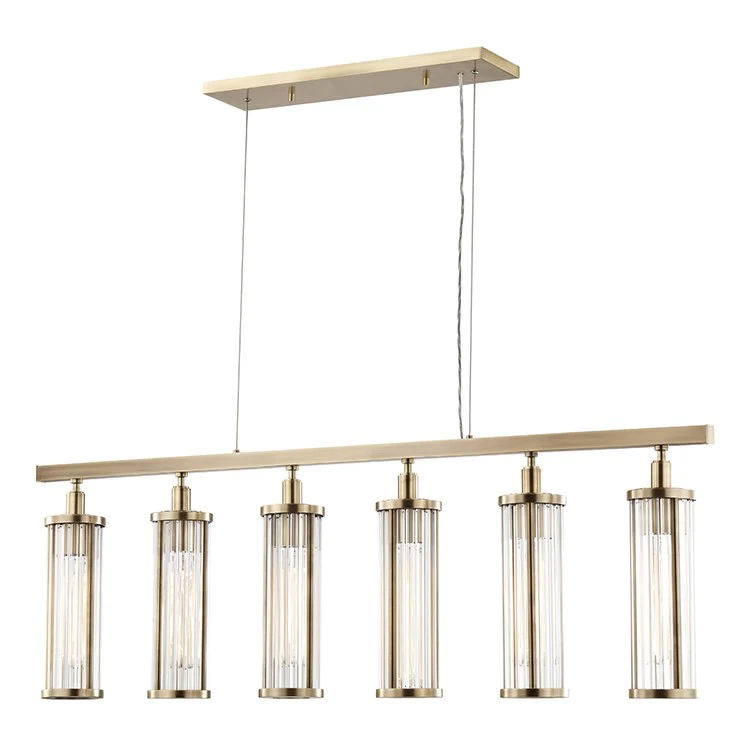 Marley Six-Light Island Chandelier - Fashion Us