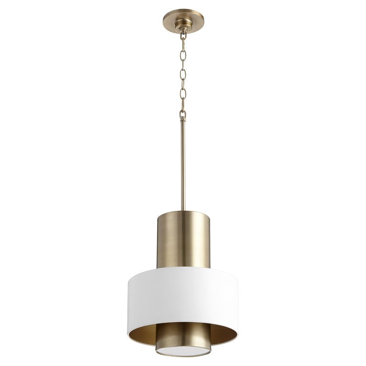 Cylinder/Drum Single-Light Pendant - Fashion Us