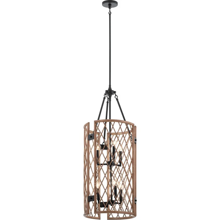 Oana Six-Light Foyer Chandelier - Fashion Us