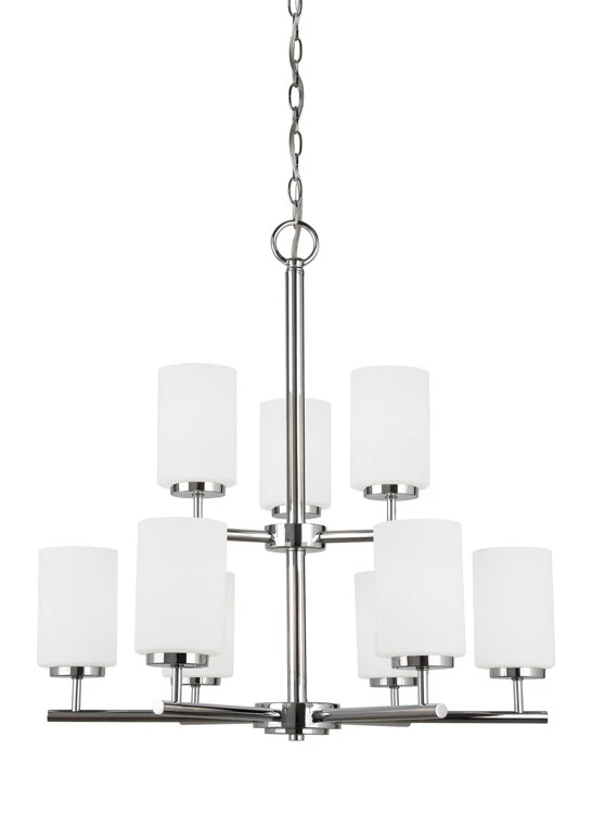 Oslo Nine-Light Two-Tier Chandelier - Fashion Us