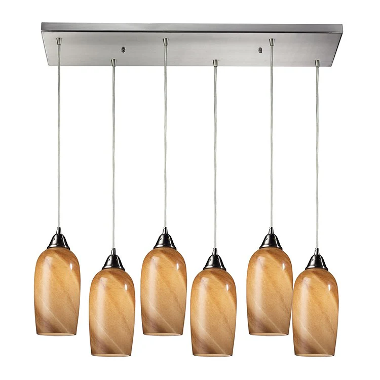 Sandstone Six-Light Pendant - Fashion Us