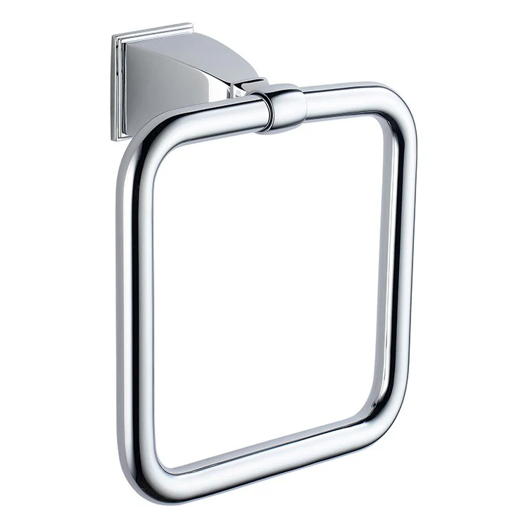 Vesi Square Closed Towel Ring - Fashion Us