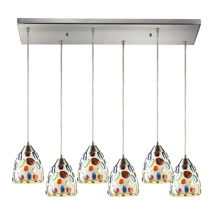 Gemstones Six-Light Pendant - Fashion Us