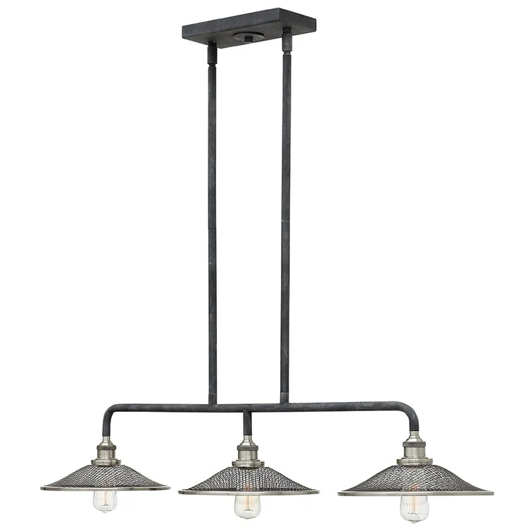 Rigby Three-Light Linear Chandelier - Fashion Us