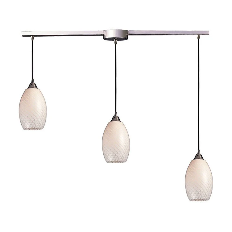 Mulinello Three-Light Linear Pendant - Fashion Us