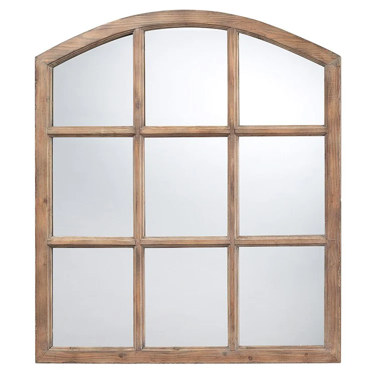 Union Faux Window Wall Mirror - Fashion Us