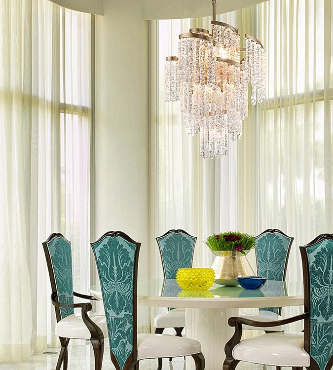 Mont Blanc Nine-Light Chandelier - Fashion Us