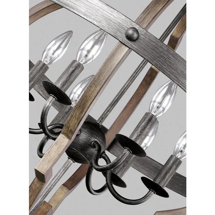 Socorro Six-Light LED Foyer Pendant - Fashion Us