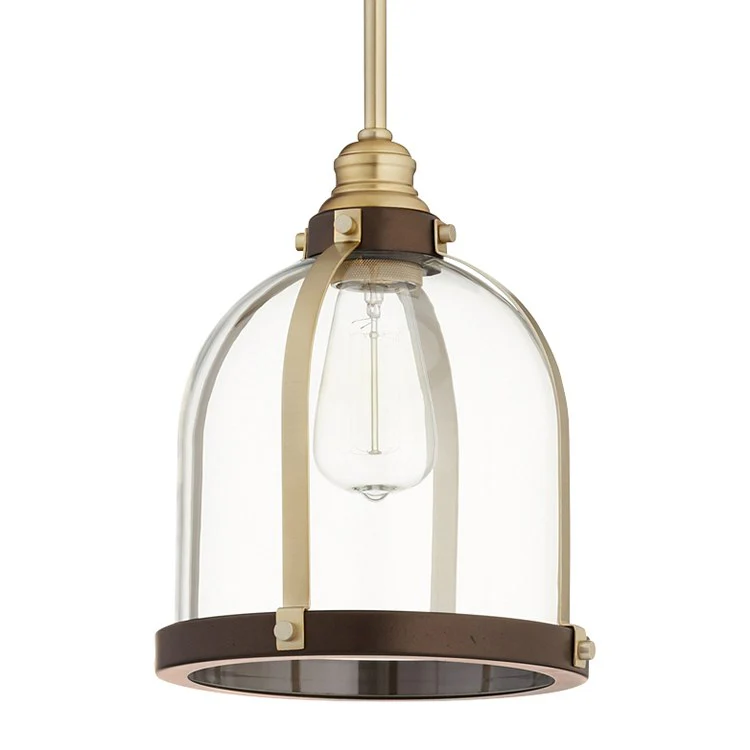 Banded Come Single-Light Pendant - Fashion Us