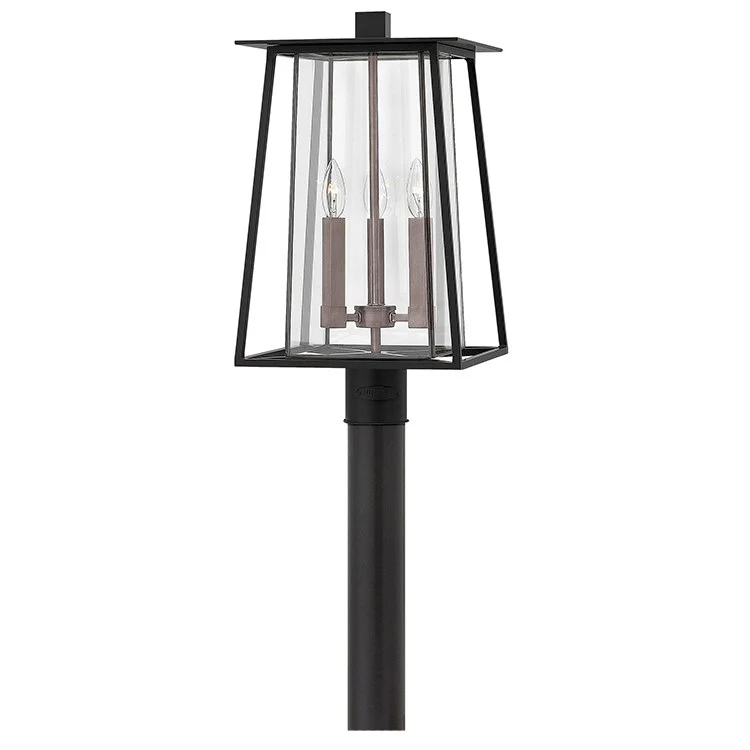 Walker Three-Light LED Post Lantern - Fashion Us