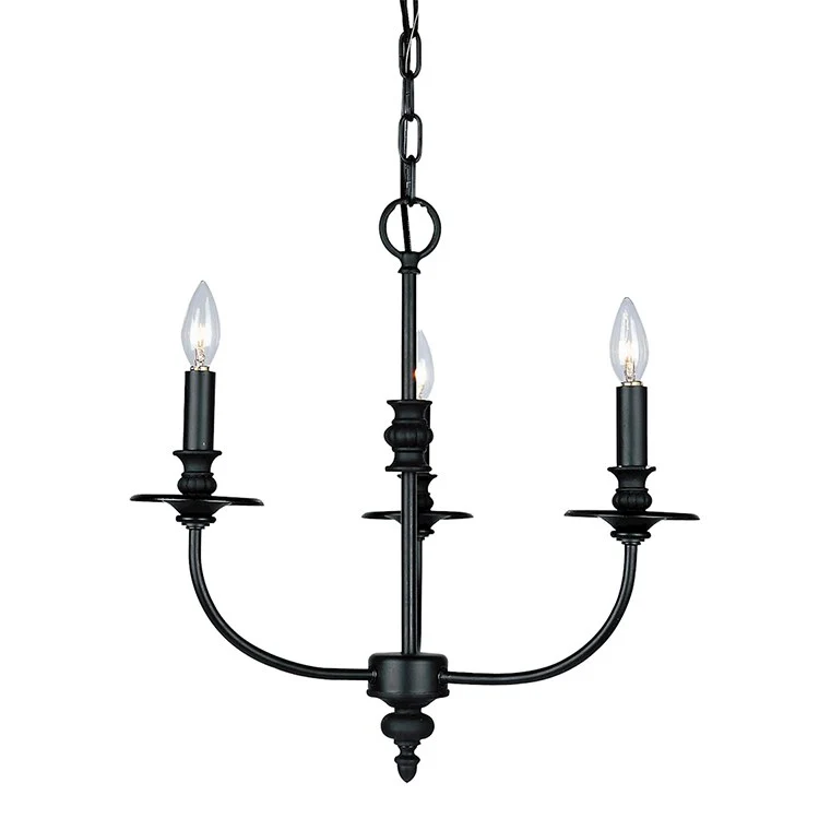 Hartford Three-Light Chandelier - Fashion Us