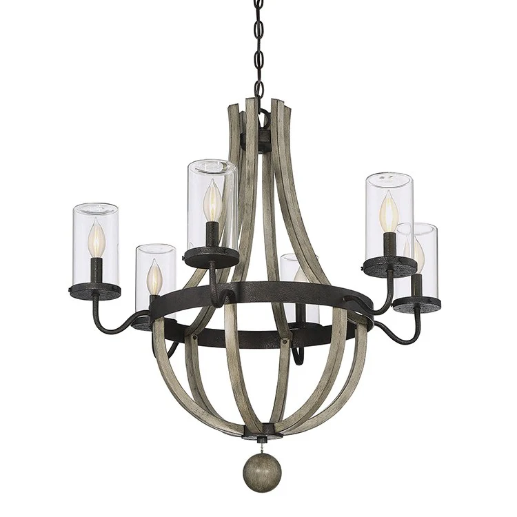 Eden Six-Light Outdoor Chandelier - Fashion Us