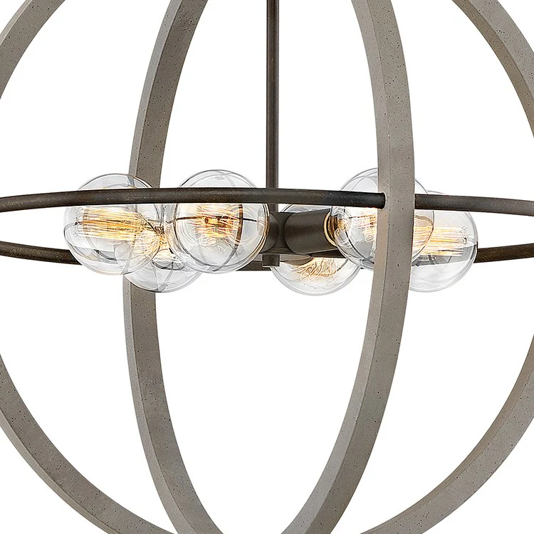 Bodie Six-Light Globe Chandelier - Fashion Us