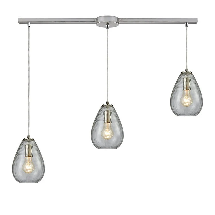 Lagoon Three-Light Linear Pendant - Fashion Us