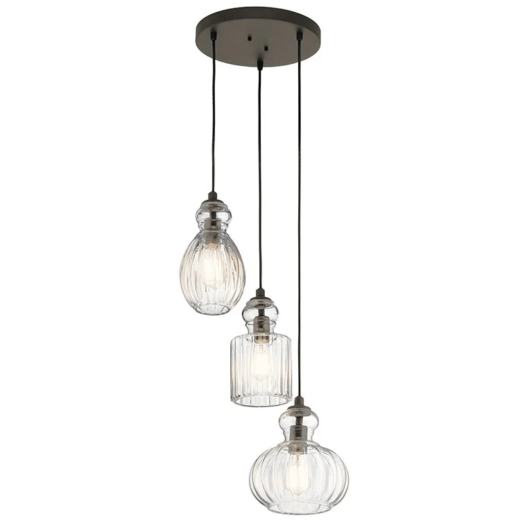 Riviera Three-Light Pendant - Fashion Us